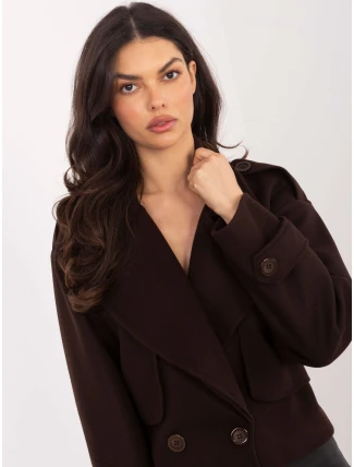 IT KR bunda A9558.62 tmavě hnědá IT KR bunda A9558.62 tmavě hnědá