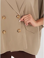 IT KR kabát FL10153KSM.91 dark lilac IT KR kabát FL10153KSM.91 dark lilac