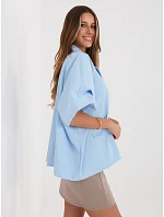 IT KR kabát FL10153KSM.91 světle modrý IT KR kabát FL10153KSM.91 světle modrý