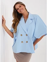 IT KR kabát FL10153KSM.91 světle modrý IT KR kabát FL10153KSM.91 světle modrý