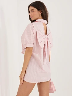 IT košile KS 18989.17 bílá růžová