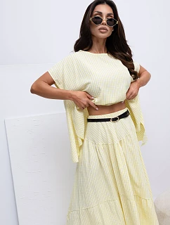 Sukně IT SD FL10325.00 světle žlutá