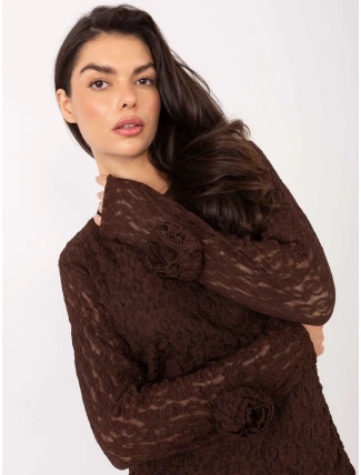 Šaty IT SK 9913.30 tmavě hnědé Šaty IT SK 9913.30 tmavě hnědé