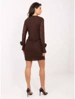 Šaty IT SK 9913.30 tmavě hnědé Šaty IT SK 9913.30 tmavě hnědé
