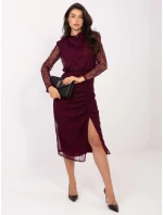 Šaty IT SK 9937.16 tmavě fialové