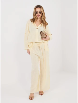 IT kalhoty SP 2873.02 světle žluté