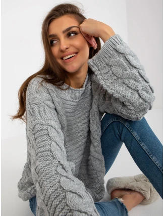 Jumper LC SW 8044.06X šedý