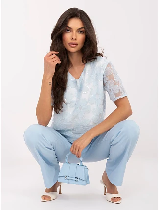 Halenka LK BZ 510247.94 světle modrá Halenka LK BZ 510247.94 světle modrá