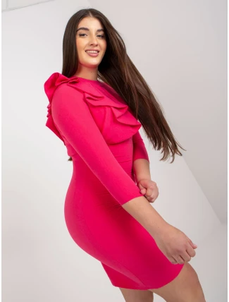 Sukienka LK SK 505583.11 koralowy Sukienka LK SK 505583.11 koralowy