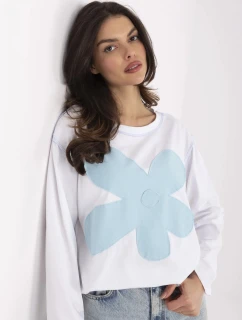 MI BZ halenka M6169.03 bílo-modrá