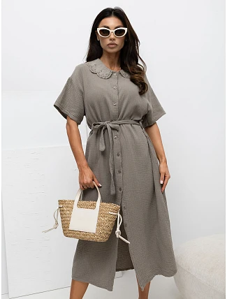 Šaty MI SK 3426.91 tmavě lila