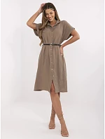 MI SK šaty A2494.99 hnědá MI SK šaty A2494.99 hnědá