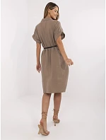 MI SK šaty A2494.99 hnědá MI SK šaty A2494.99 hnědá