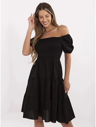 Šaty MI SK A2561.89 černé Šaty MI SK A2561.89 černé