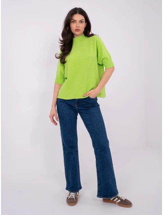 Jumper MI SW 0512.77 limetkově zelený Jumper MI SW 0512.77 limetkově zelený