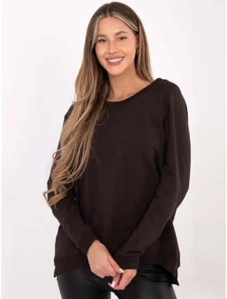 Mikina RV BL 5850.11X tmavě hnědá Mikina RV BL 5850.11X tmavě hnědá