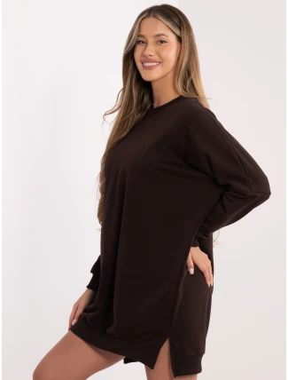 Šaty RV SK 6019.67 tmavě hnědé Šaty RV SK 6019.67 tmavě hnědé