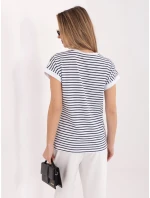 Tričko RV TS A1125.85 tmavě modrá a bílá