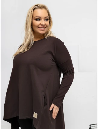 Tunika RV TU 5042.09X tmavě hnědá Tunika RV TU 5042.09X tmavě hnědá