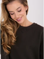 WT BL mikina A1047.69 tmavě hnědá WT BL mikina A1047.69 tmavě hnědá