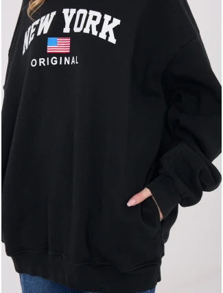 Mikina WT BL A1064.09P černá Mikina WT BL A1064.09P černá