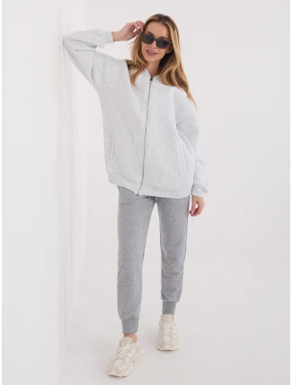 WT BL mikina A1454.84 světle šedá