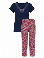Pyžamo Rita Long Dark Blue - Donna Pyžamo Rita Long Dark Blue - Donna