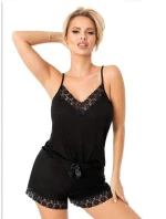 Pyžamo Niki Short Black - Donna Pyžamo Niki Short Black - Donna
