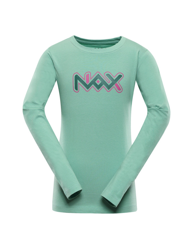 Dětské bavlněné triko nax NAX PRALANO aloe green