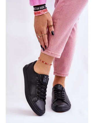 Dámské klasické kožené tenisky Černé Misima Dámské klasické kožené tenisky Černé Misima