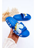 Dětské pěnové pantofle Dinosaur Blue Dario