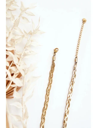 Elegantní zlatý hadí řetízek