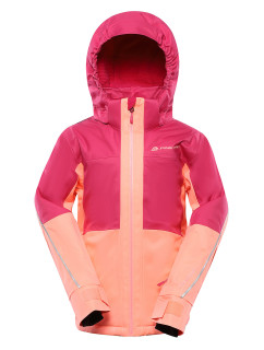 Dětská lyžařská bunda s membránou ptx ALPINE PRO REAMO cabaret