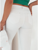 BRENO dámské džínové kalhoty bílé Dstreet UY1993