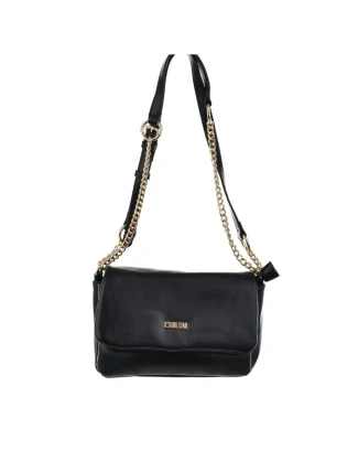 Kabelka Crossbody Se Zlatým Řetězem Big Star OO574048 Černá