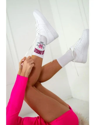 Dámské bavlněné ponožky LOS ANGELES – bílé Dámské bavlněné ponožky LOS ANGELES – bílé