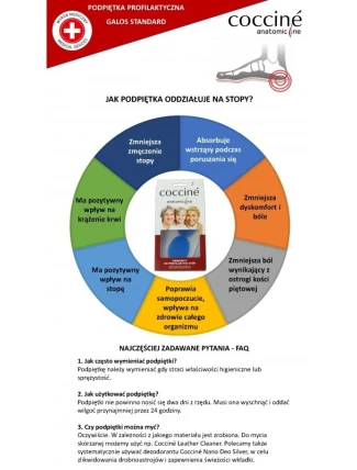 Gelové podpatěnky na ostruhy COCCINE GALOS