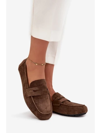 Dámské loafersy mokasíny s plochou podrážkou Roseline – tmavě zelené Dámské loafersy mokasíny s plochou podrážkou Roseline – tmavě zelené