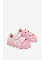 Dětské sportovní sneakers z eko kůže Renel – růžové