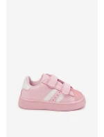 Dětské sportovní sneakers z eko kůže Renel – růžové