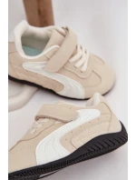 Dětské sportovní boty na suchý zip Perrin – béžové