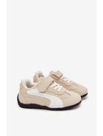 Dětské sportovní boty na suchý zip Perrin – béžové