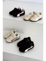 Dětské sportovní boty na suchý zip Perrin – béžové