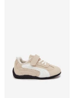 Dětské sportovní boty na suchý zip Perrin – béžové