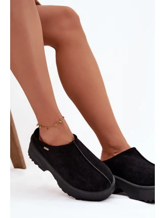 Dámské nízké sněhule na platformě Yrenna – černé