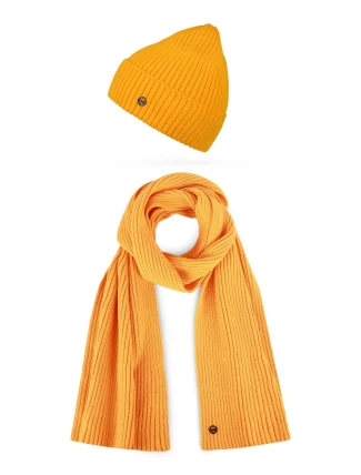 Dámský set šály a čepice Vuch Rowdy Set Yellow