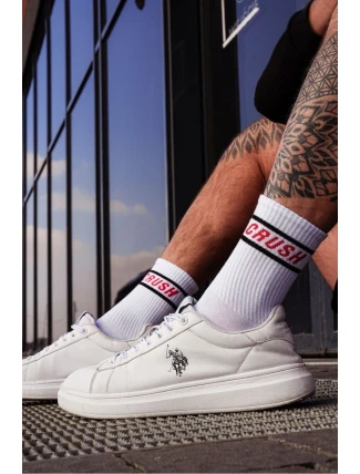 Pánské ponožky CRUSH – bílé