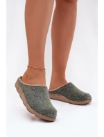 Dámské domácí pantofle – zelené Inblu