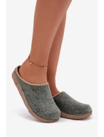 Dámské domácí pantofle – zelené Inblu