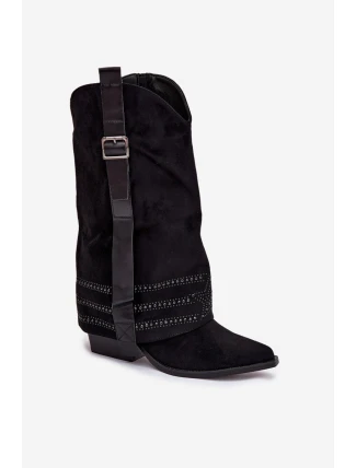 Kovbojské kozačky Camilora – černé